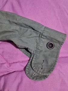 Olive Green Denim Jacket From Original Start Jeans