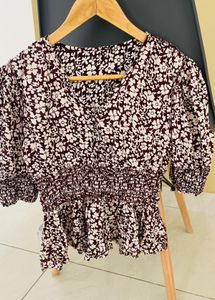 Floral Print Top