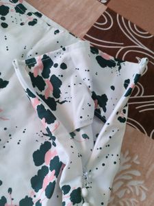 Custom Tailor Made Skirt With Slit At One Side.