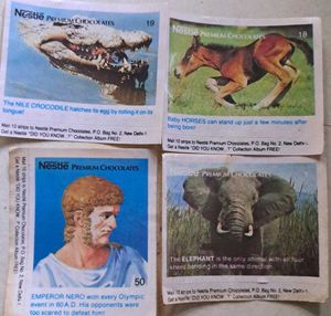 1990s RARE NESTLE Collectible STICKERS
