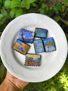 Handmade Clay Fridge Magnets Set