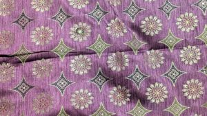 Levender Colour Saree With Beautiful Work