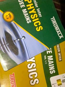 Junior Inter Physics Jee Mains Book Vol1.1 And Vol