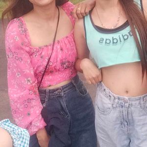 Blouson Crop Top