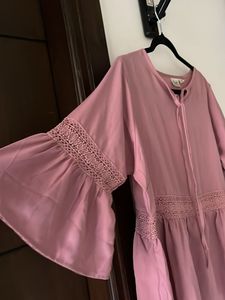 Plus Size Pink Peasant Blouse