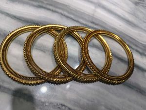 Gold Bangle Set
