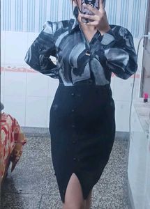 Sexy Bodycon Shirt Dress