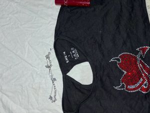 Shein Black Crop Top