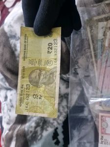 numbee Rare 20 Rupee Note