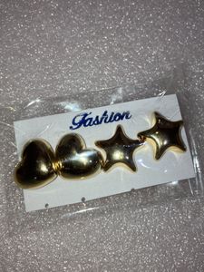 Heart & Star stud earring