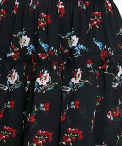 Floral Georgette Skirt