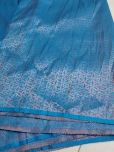 Elegant Blue softy silk saree