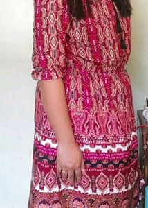 Boho Print Dress