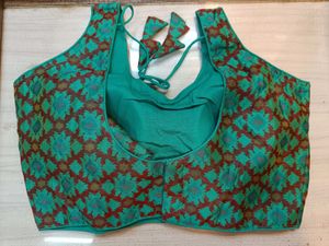 Blue Multi Blouse
