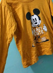 Mickey Mouse &#39;Kafi Cute&#39; Sweatshirt