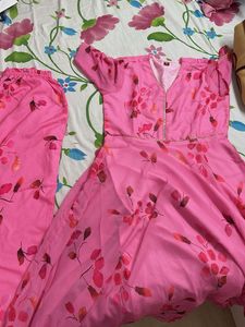 Pink Floral Dress