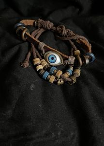 Boho Eye Leather Bracelet