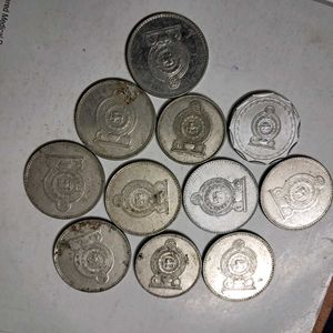 11 SriLankan Coins