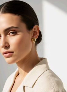 Geometric Pyramid Anti Tarnish Stud Earrings