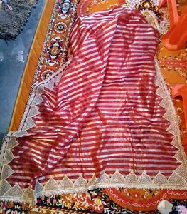 very beautiful used Lehenga, choli and broad Duppatta