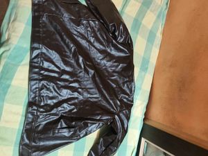 Brown Faux Leather Jacket
