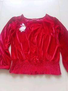 #pricedrop CUTECUMBER Red Velvet Girls Top