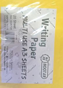 A3 Size Yello Sheet Packet.