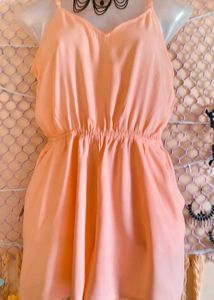 Size S/M H&amp;M Peach Jumpsuit 🎁Buy 2 Get 1 Free 🎁