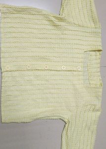 Butter yellow casual top