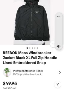 Reebok Windbreaker Jacket