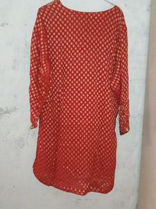 Biba Red Ethnic Tunic