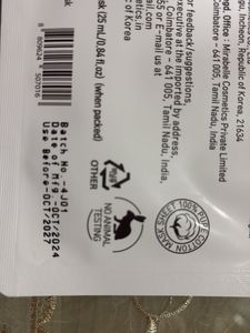 Korean Face Sheet Mask Bundle