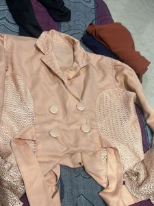 Elegant Blush Pink Jacket