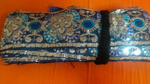Embroidered Trim with Sequins