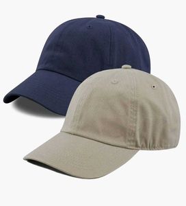 Baseball Caps: Navy & Khaki