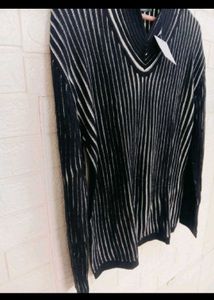 Striped Knit Sweater