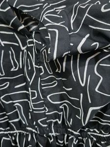 Abstract Print Dress