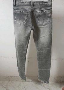 Urban Fade Slim-Fit Denim ( Grey )(Size-38)