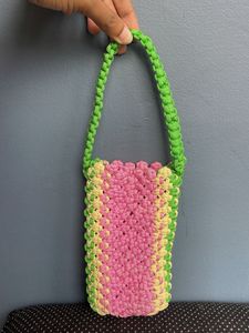 Washable Handmade Macron Mobile Pouch