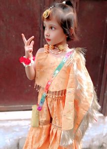 Girl&#39;s Ethnic Dress for haldi function