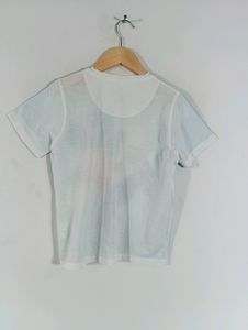Cyan Printed Casual T-shirt (Boy&#39;s)