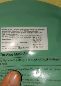 TonyMoly Korean Face Mask