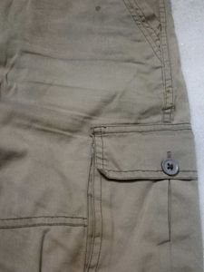 Khaki Cargo Joggers
