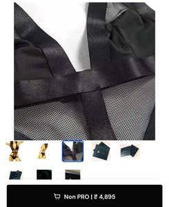 Black Mesh sexy bodysuit