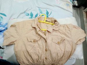 Beige Jumpsuit