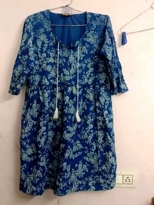 Floral Print Dress,too used