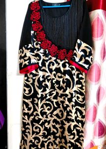 Elegant Black &amp; Red Kurti for Sale ✨