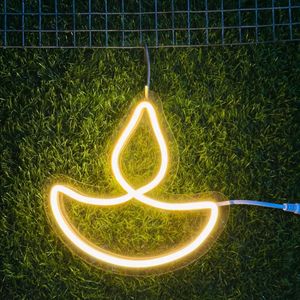 Diwali Diya Neon Sign