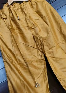 Fabindia Mustard Viscose Silk Palazzo