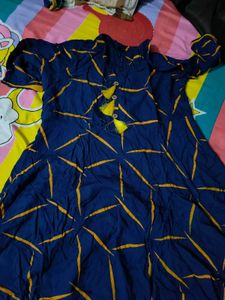 Blue Anarkali Kurti